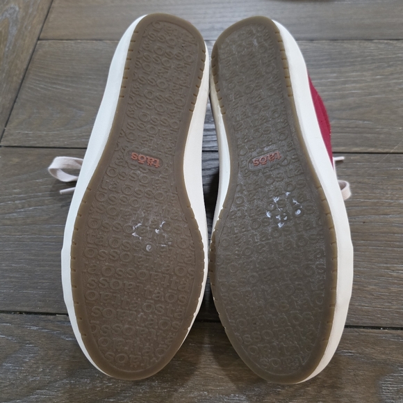 Taos Star Burst Red Canvas Sneakers, Women's Size 7.5 - Picture 7 of 8